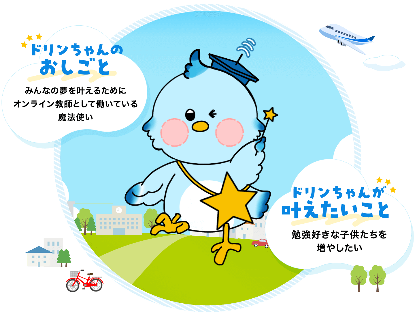 ドリンちゃんのイラスト