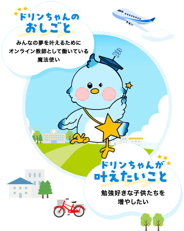 ドリンちゃんのイラスト